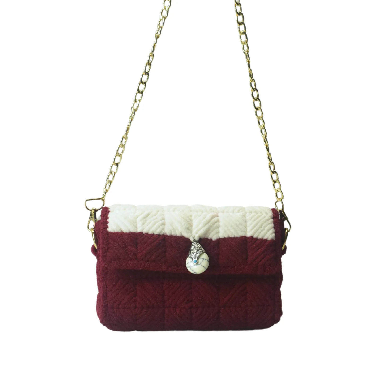 Enchanter Maroon Marvel Handbag - Image 4