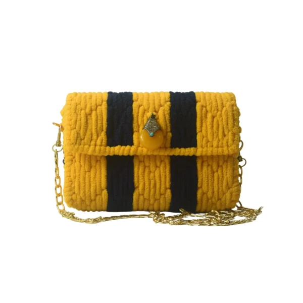 Enchanter-Yellow-Opulence-Cotton-Hand-bag-front