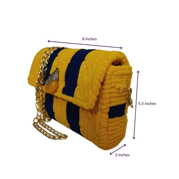 Enchanter Yellow Opulence Handbag - Image 2