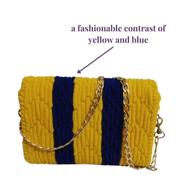 Yellow Opulence handbag texture